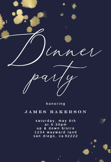 Invitation Message For Dinner Party - Dinner Party Invite Quotes